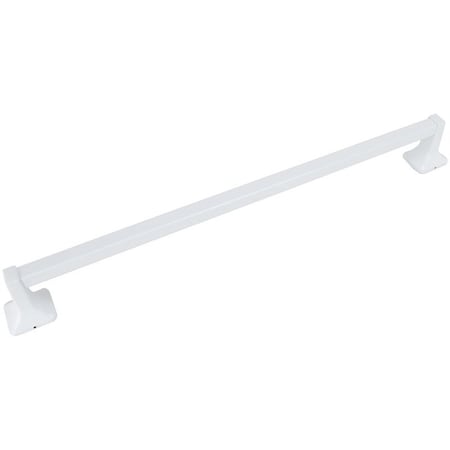 Boston Harbor Towel Bar, White, Surface Mounting, 24 in L3624-51-073L