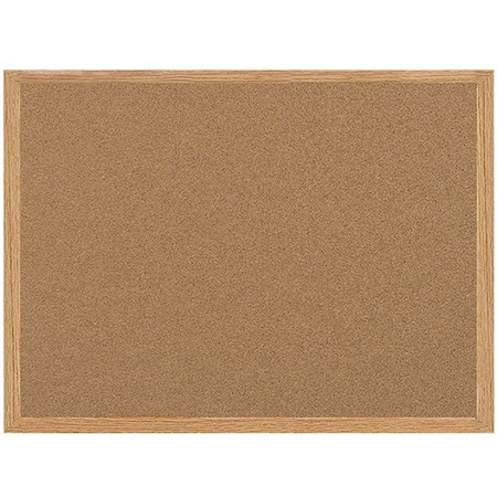 Mastervision MasterVision Earth Series Self-Healing Cork Bulletin Board, Wall Mount, 36x48", Wood Frame SB0720001233