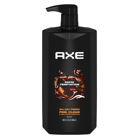 Axe Dark Temptation Body Wash Pump for Men, 32 Ounce, 4PK 69633564