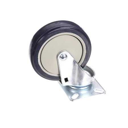 Winholt Equipment Caster without Brake, Swivel Plate, 5in x 1 1/4in, Single 738AWFDC