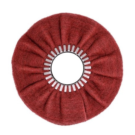 Renegade Products Usa 8 Inch Very Fine Satin Airway Buffing Wheel for Angle Grinders (No Center Plate) FSA8X3N2-2P-HSVFN