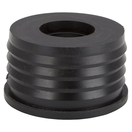 Prosource Hub Donut, 3 x 1-1/2 in, Compression, PVC, Black 33U-139