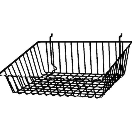 Amko BSK16-BLK 15 x 12 x 5 in. Sloping Basket, Black BSK16/BLK