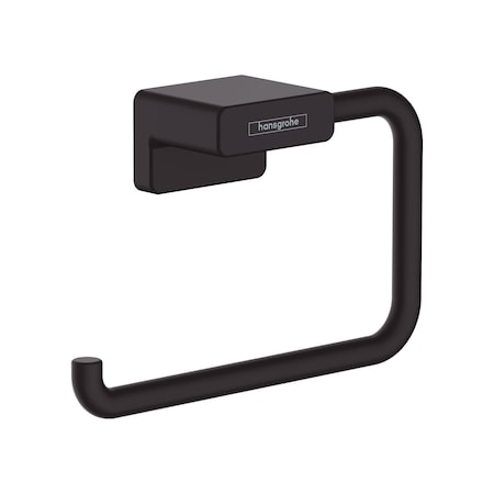 Hansgrohe AddStoris Toilet Paper Holder without Cover in Matte Black 41771670
