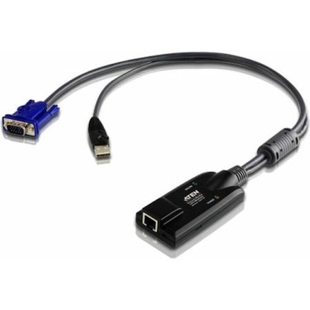 Aten KVM Adapter Cable - RJ-45 Female Network, HD-15 Male VGA, Type A Male USB KA7175