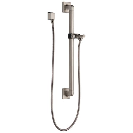 Delta Universal Showering Components Adjustable Slide Bar / Grab Bar Assembly with Elbow 51500-SS