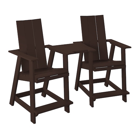 Polybird MODERN TETE-A-TETE         TUDOR BROWN POLYBIRD P68