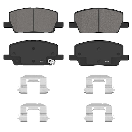 Wagner Brake QuickStop Front Disc Brake Pad Set Ceramic,  ZD2019