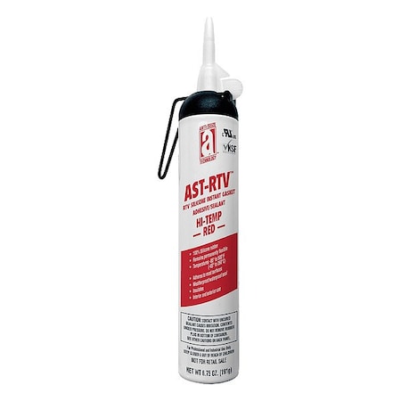 Anti-Seize Technology RTV Gasket Maker, Red, 6.7 fl oz, Paste 27085