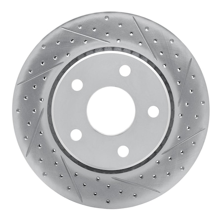 Dynamic Friction Co DFC Geoperformance Rotor - Drilled and Slotted 830-42030R