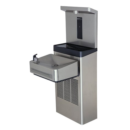 Haws DrinkingFountain, 40-3/4", Silver, Satin 1211SF