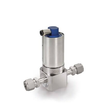 Ham-Let Actuated Valve, 2 Port UCV, Tube Fit 8 mm HM20-4VKLC-LL8MM