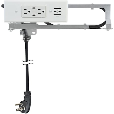 Docking Drawer Electrical Outlet 2 AC 2 USB-C White 15 Amps for Drawers 1514-130W