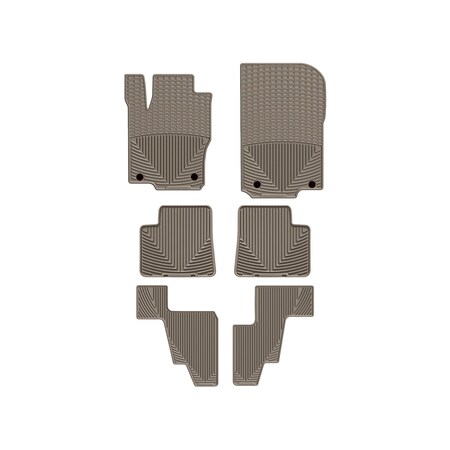 Weathertech Tan, Front, Rear, and Rear All Weather Floor Mats W257TN-W110TN-W316TN