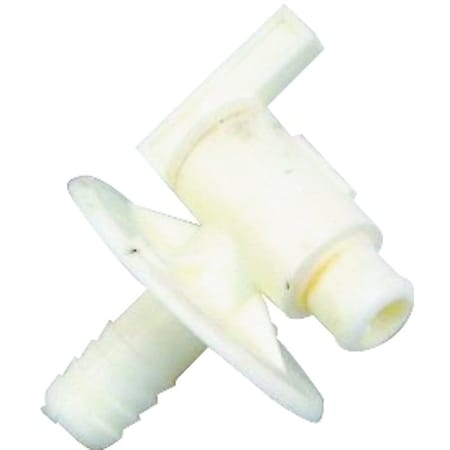 Us Hardware Rv-390C Water Spigot, Plastic, White RV390C
