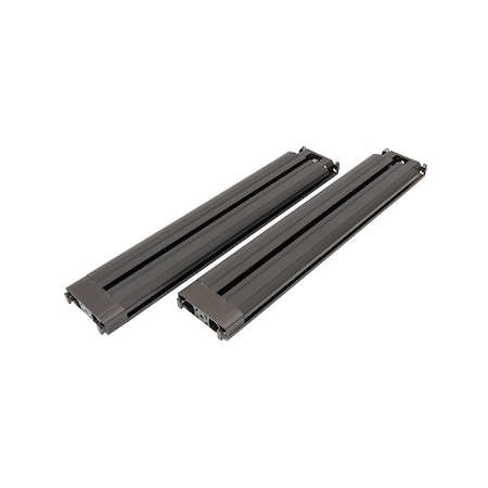 Rhino Rack ROOF RACK ACCESSORIES Fits 's Pioneer And Crossbar Roof Rack Accessories Black Set of 2 393 Inch RDNSB100