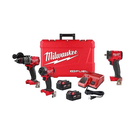 Milwaukee Tool M18 FUEL 2-Tool Combo Kit +Impact Wrench 3697-22, 2854-20