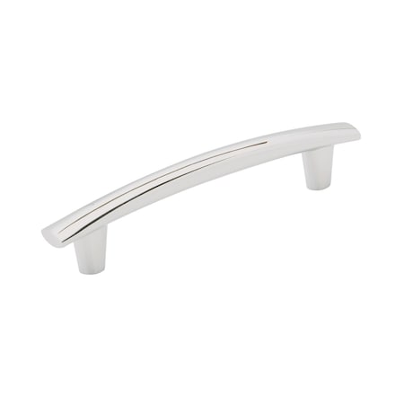 Amerock Willow 5-1/16 inch (128mm) Center-to-Center Polished Chrome Cabinet Pull, 25PK 25VMP3731126