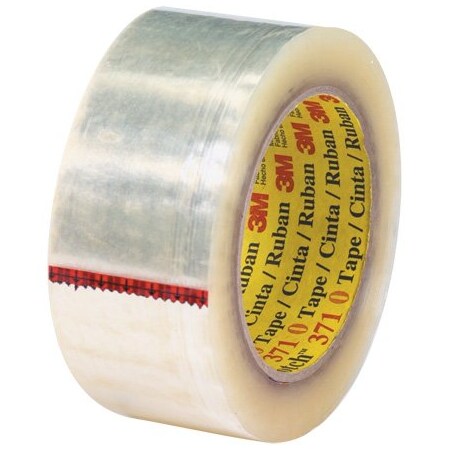 Scotch Packing Tape, 1.9 mil Thick, 2 in W x 110 yd L, 3 in Core Dia., Clear, 36 PK T902371