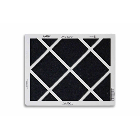 Castle Filters 16x20x1 Castle High Flow MERV 8 HVAC One-Year Air Filter 1-1620