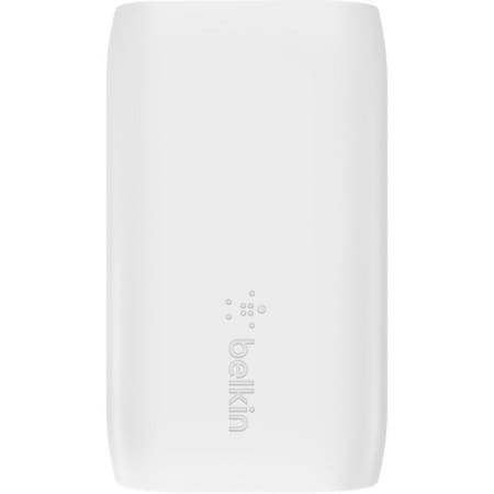Belkin Dual Port Usb A And Usb C Pd 37w Wall Charger With Pps, White WCB007DQWH