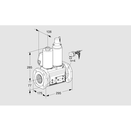 Honeywell Kromschroder Gas Solenoid Valve – Class A, 500 mbar, EN 161, SIL 3 KS88207475