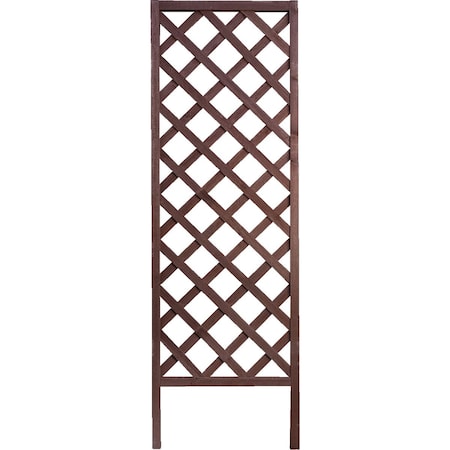 Panacea 72'' H. Wood Lattice Framed Trellis 81909-6