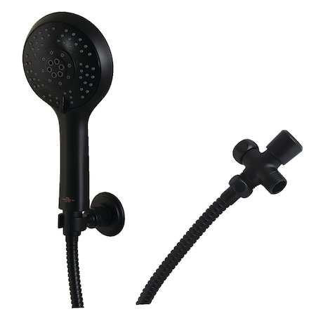 Kingston Brass Multi-Function Hand Shower Kit, Matte Black KX1540SD