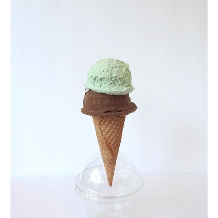 Queens Of Christmas 4 ft. Double Scoop Mint Chocolate Ice Cream Cone WL-ICECR-DBL-SCP-MINTCC