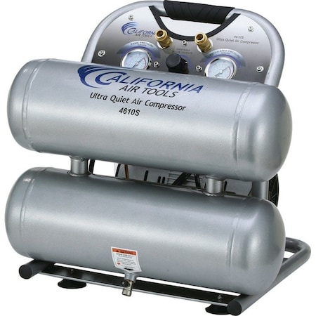 California Air Tools Ultra Quiet Oil-Free Air Compressor 4.6 gal 1-HP Only 60dB CAT-4610S
