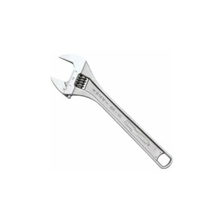 Channellock Adj. Wrench, 6", 15/16" Cap., Chrome 806W