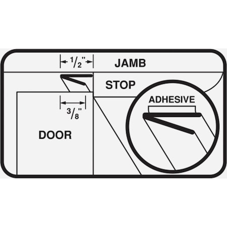 M-D Building Products Building Products 17 Ft. Brown V-Flex Weatherseal 3541