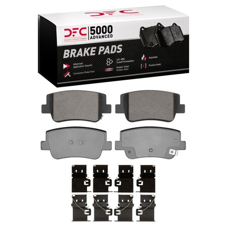 Dfc 5000 Advanced Disc Brake Pad Set,  1551-2417-01