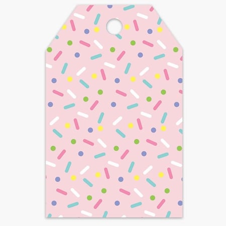Nashville Wraps Party Sprinkles Gloss Gift Tag, 2.25x3.5, 50PK PTPS