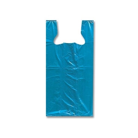 Nashville Wraps Blue Recycled Plastic T Sacks, Small 7x5x15, .60 mil, 1000PK TS120BL