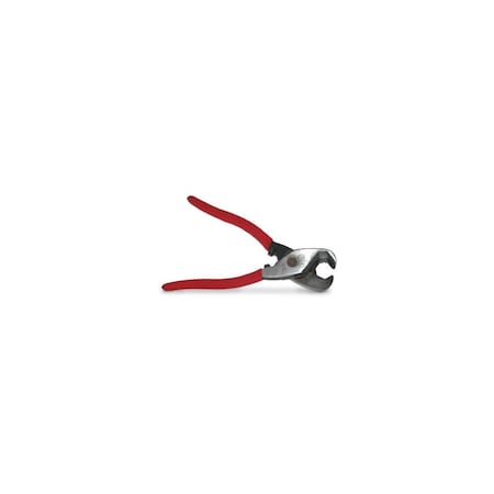 Gb Cable Cutter, 8 in OAL, Steel Jaw, Rubber-Grip Handle, Red Handle GC-375