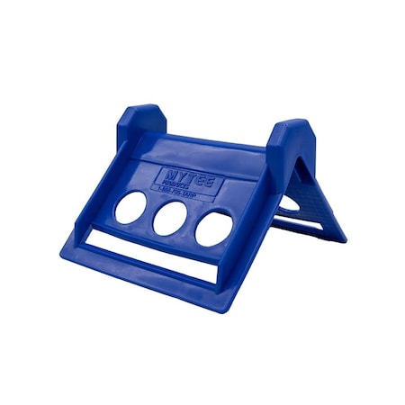 Mytee Products V Shaped Board 4in Blue Plastic Corner Edge Protectors for Cargo Loads, Tie Down Strap Guard PCP