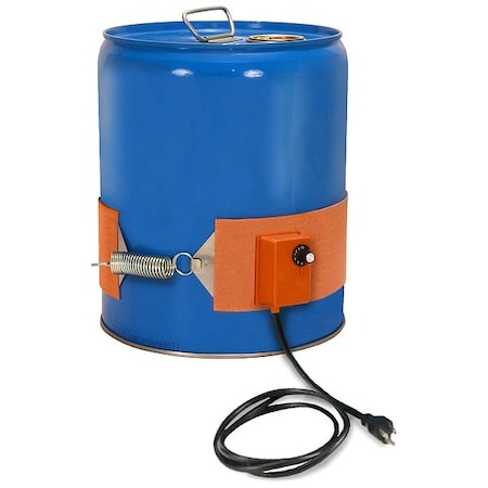 Tempco DrumHeater, 31inL, SiliconeRubber, 115VAC DHR01014