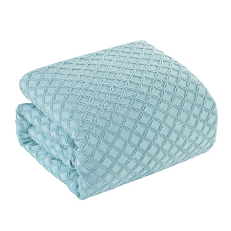 Homeroots Blue King Polyester 140 Thread Count Washable Duvet Cover Set 529070