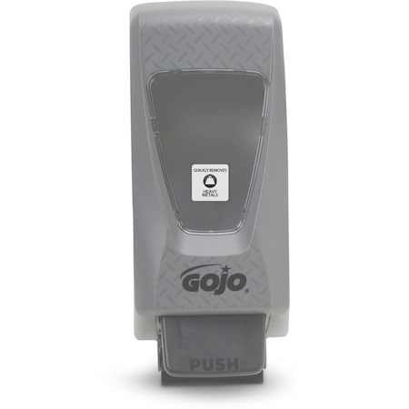 Gojo Soap Dispenser, 2000 mL, Push-Style, Gray 7200-01