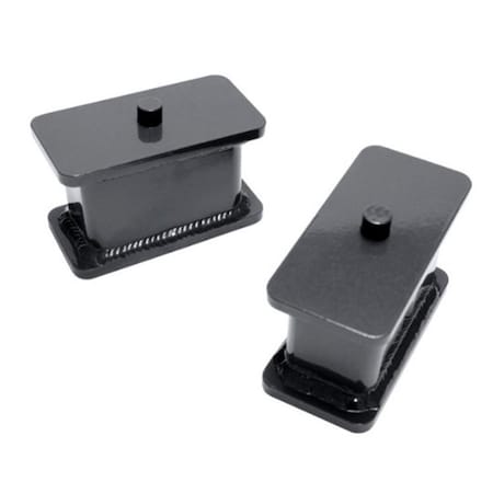 Maxtrac Suspension 3 in. Tapered Rear Lifted Blocks for 1988-1998 Chevy C1500, Powder Coated MXT810030
