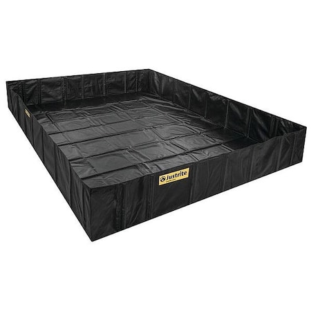Justrite Containment Berm, 10 ft L, PVC 28082