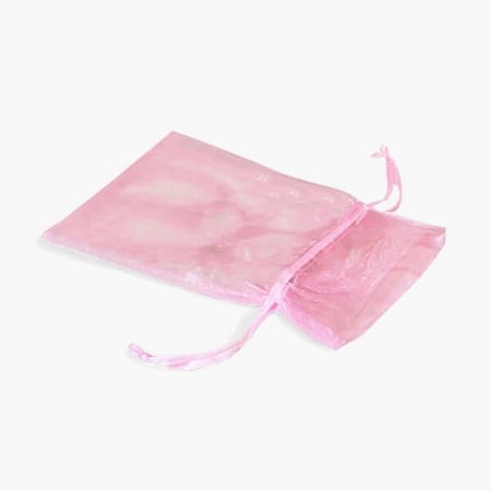 Nashville Wraps Pink Organza Favor Bags, 3x4, 10PK B01005