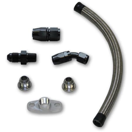 First Safety Universal Oil Drain Kit T3-T4 Top Mount Turbo Setups SA1635259