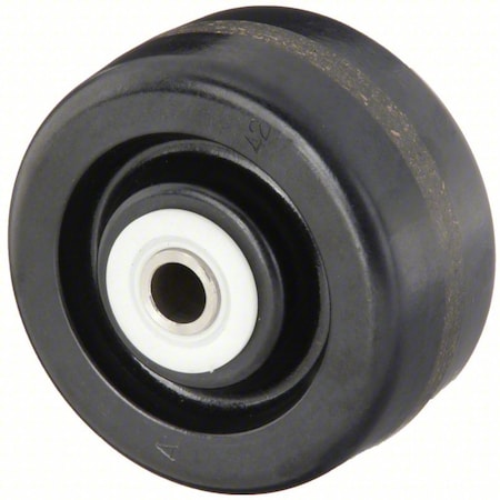 Zoro Select Caster Wheel, 4"dia, 800 lb, Black P-PH-040X020/050D