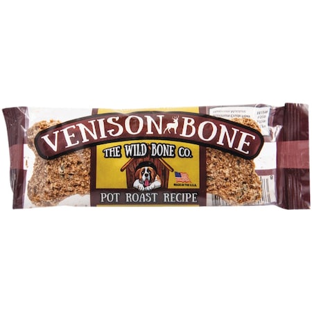 The Wild Bone Co Venison Bone Pot Roast Dog Treat 1 Oz. 1841