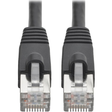 Eaton Tripp Lite Series Cat6a 10G Snagless Shielded STP Ethernet Cable RJ45 M/M, PoE, Black, 20 ft. N262-020-BK