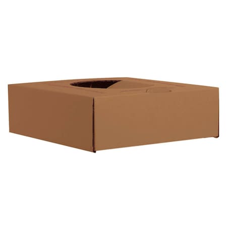 Nc Coastal Individual Cardboard Cover with Pop-Up Lid for Radioactive Waste Box, 25 Lids per case, 25PK LID-BRS-15