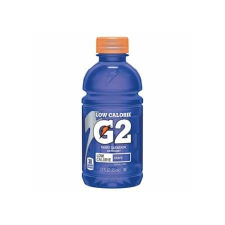 Gatorade G2 Low Calorie Thirst Quencher, 12 oz, Bottle, Grape, 24PK 308-12203