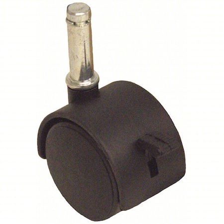 Zoro Select Stem Caster, 100 lb. Load, Black Wheel P3S-NB60G-SG5-WK
